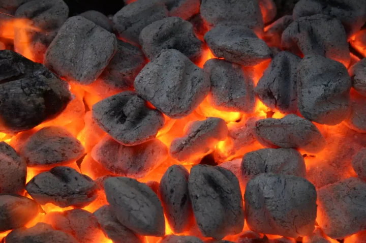 Carbón usado para barbacoa