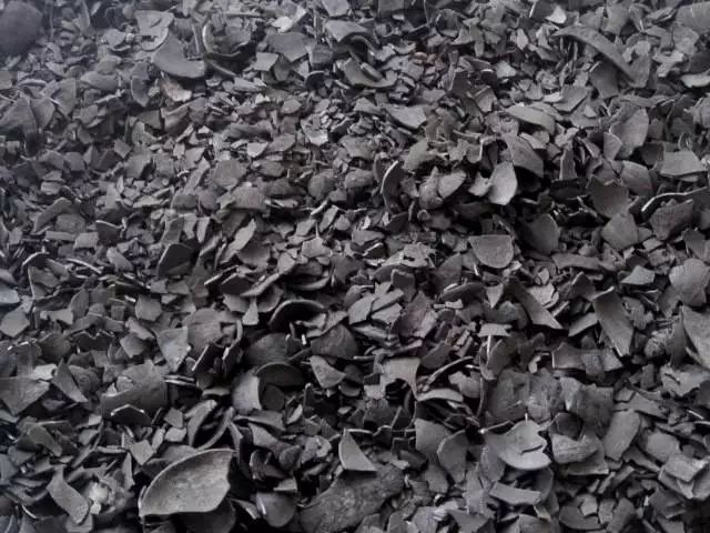 Coconut Shell Charcoal After Carbonization