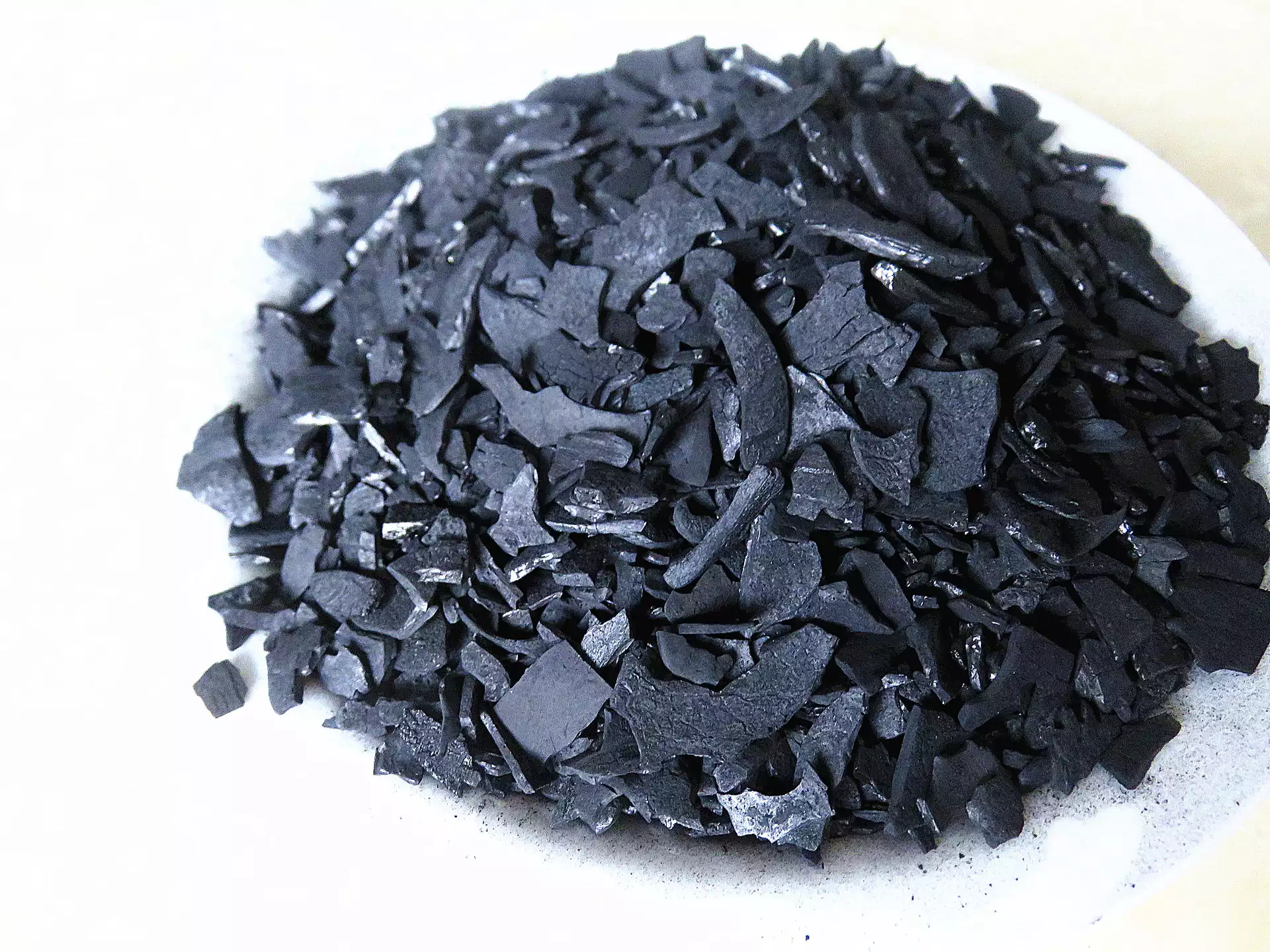 Coconut Shell Charcoal After Carbonizing