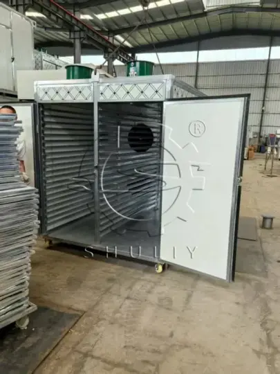 Secador de carbón en caja Type Charcoal Drying Machine
