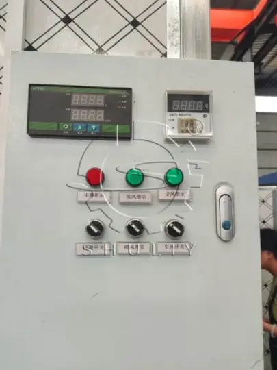 Panel de control de la máquina de secado de carbón para shisha