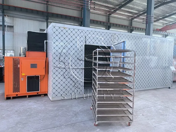 Secador de briquetas de panal