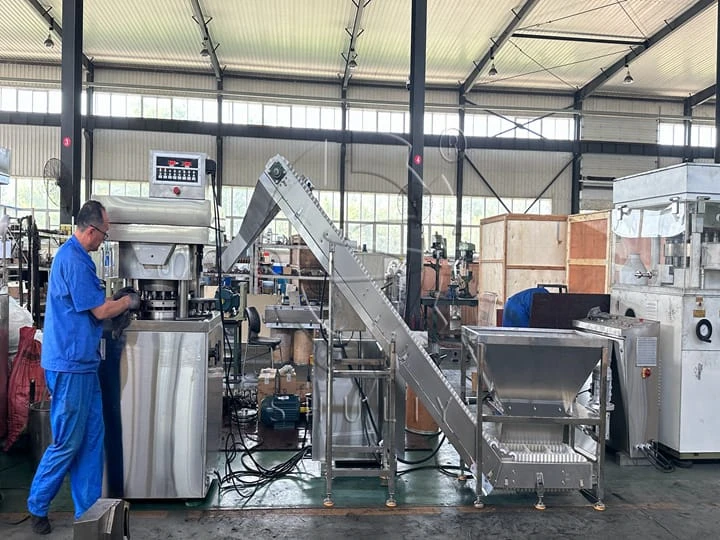 Máquina de fabricación de carbón para shisha