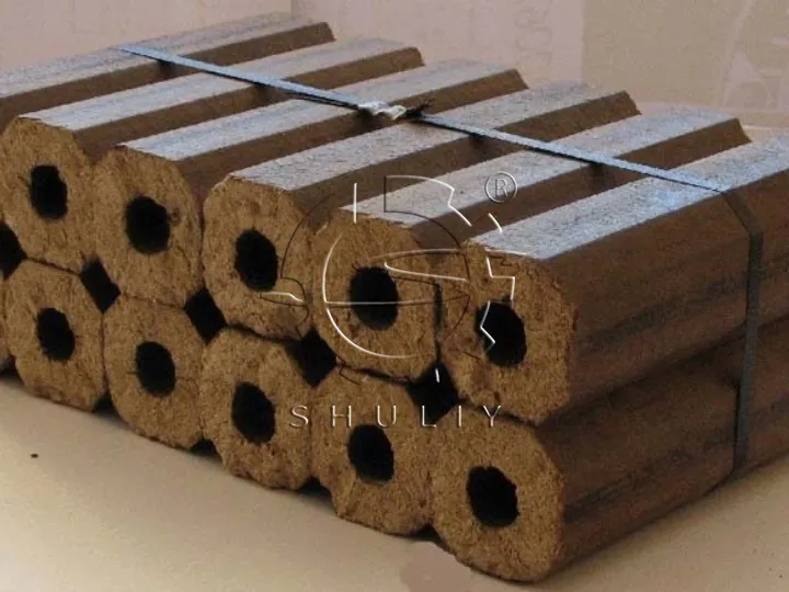 sawdust briquettes