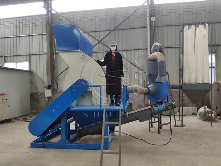 wood crushing machine