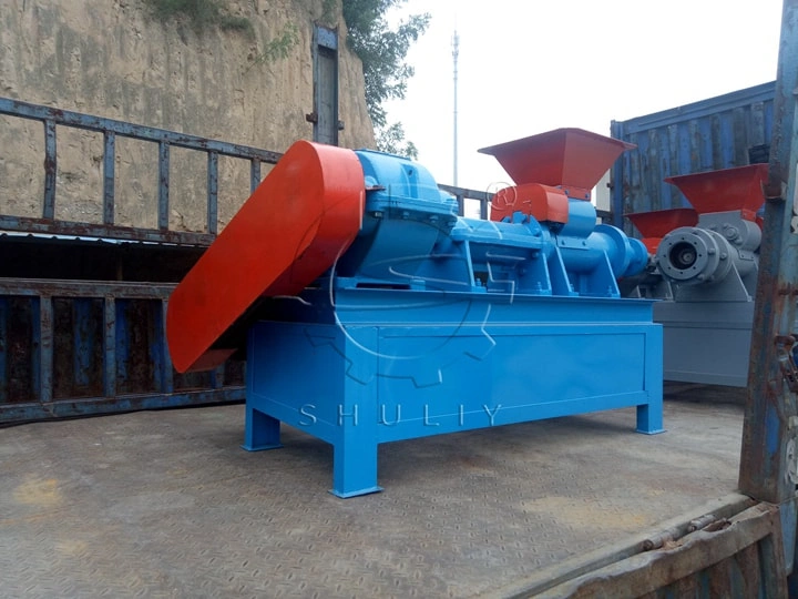 barbecue charcoal rod making machine