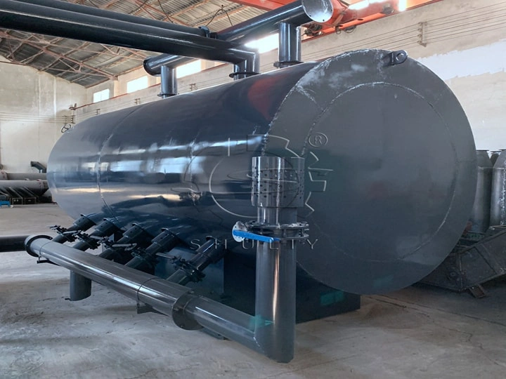 máquina de carbonização horizontal